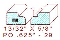 Applied Moulding 5/8" - 29 Applied Moulding 5/8" - 29
