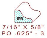 Applied Moulding 5/8" - 3 Applied Moulding 5/8" - 3