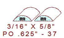 Applied Moulding 5/8" - 37