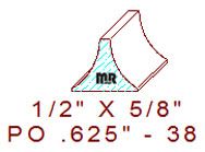 Applied Moulding 5/8" - 38 Applied Moulding 5/8" - 38