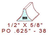 Applied Moulding 5/8" - 38 