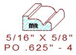 Applied Moulding 5/8" - 4 Applied Moulding 5/8" - 4