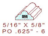 Applied Moulding 5/8" - 6