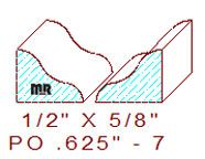 Applied Moulding 5/8" - 7