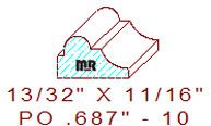 Applied Moulding 11/16" - 10 Applied Moulding 11/16" - 10