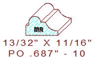 Applied Moulding 11/16" - 10