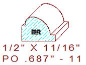 Applied Moulding 11/16" - 11