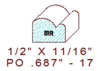 Applied Moulding 11/16" - 17 Applied Moulding 11/16" - 17