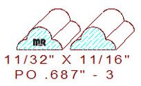 Applied Moulding 11/16" - 3