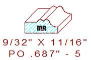 Applied Moulding 11/16" - 5 Applied Moulding 11/16" - 5