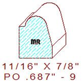 Applied Moulding 11/16" - 9
