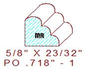 Applied Moulding 23/32" - 1 Applied Moulding 23/32" - 1