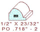 Applied Moulding 23/32" - 2 Applied Moulding 23/32" - 2