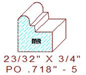 Applied Moulding 23/32" - 5 Applied Moulding 23/32" - 5