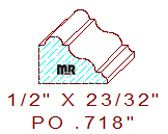 Applied Moulding 23/32" Applied Moulding 23/32"
