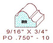 Applied Moulding 3/4" - 10 