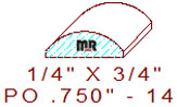 Applied Moulding 3/4" - 14