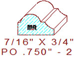 Applied Moulding 3/4" - 2