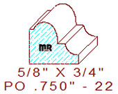 Applied Moulding 3/4" - 22