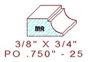 Applied Moulding 3/4" - 25