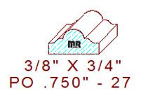 Applied Moulding 3/4" - 27 Applied Moulding 3/4" - 27