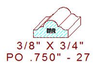 Applied Moulding 3/4" - 27 