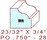 Applied Moulding 3/4" - 28