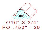 Applied Moulding 3/4" - 29 Applied Moulding 3/4" - 29