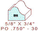 Applied Moulding 3/4" - 30