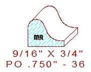 Applied Moulding 3/4" - 36