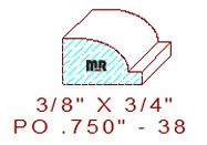 Applied Moulding 3/4" - 38 