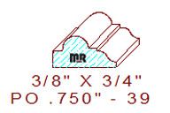 Applied Moulding 3/4" - 39 