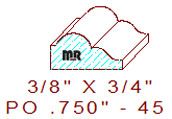 Applied Moulding 3/4" - 45