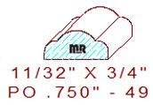 Applied Moulding 3/4" - 49