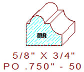 Applied Moulding 3/4" - 50