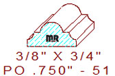 Applied Moulding 3/4" - 51