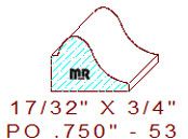 Applied Moulding 3/4" - 53