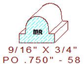 Applied Moulding 3/4" - 58