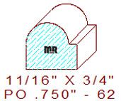 Applied Moulding 3/4" - 62