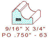 Applied Moulding 3/4" - 63