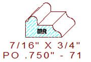 Applied Moulding 3/4" - 71 Applied Moulding 3/4" - 71