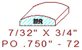 Applied Moulding 3/4" - 72