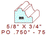 Applied Moulding 3/4" - 75