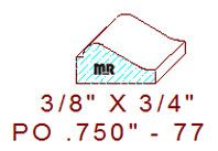 Applied Moulding 3/4" - 77