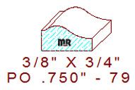 Applied Moulding 3/4" - 79 