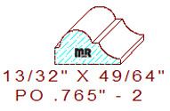 Applied Moulding 49/64" - 2 Applied Moulding 49/64" - 2