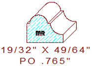 Applied Moulding 49/64"