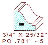 Applied Moulding 25/32" - 5