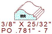 Applied Moulding 25/32" - 7