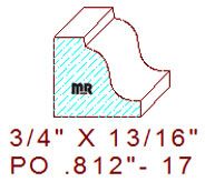Applied Moulding 13/16" - 17 Applied Moulding 13/16" - 17